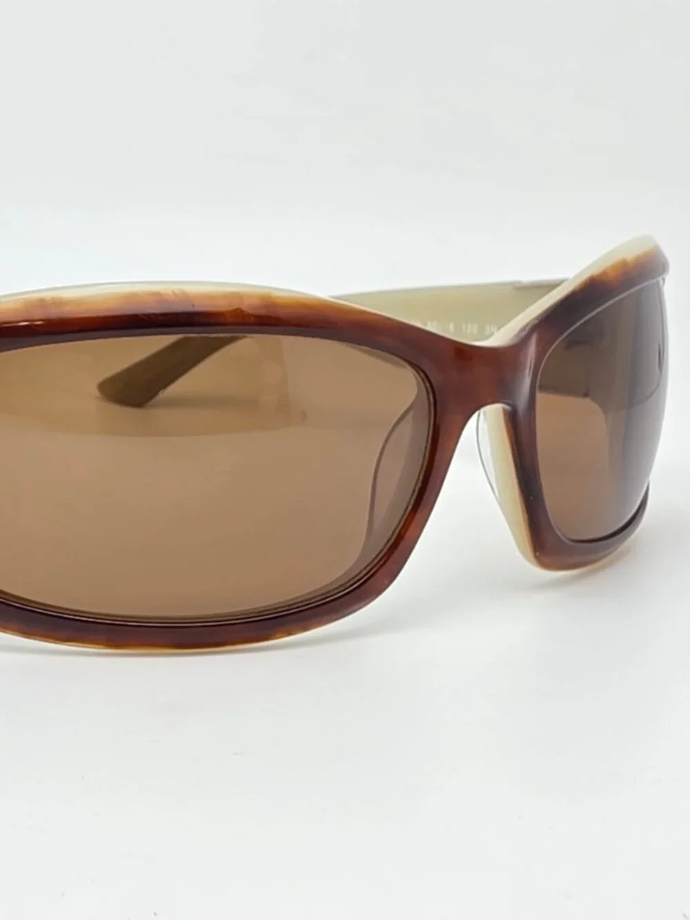 Ralph Lauren RA5004 53573 Tortoise on Green Frame Brown Lens Sunglasses 60mm